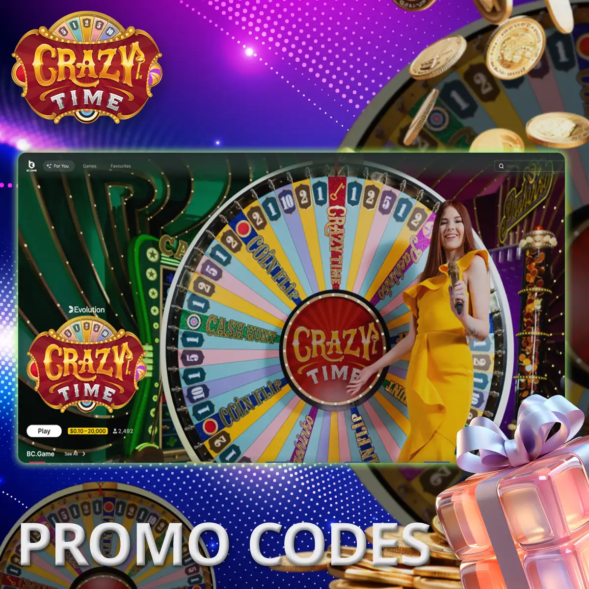 Crazy Time promotional codes